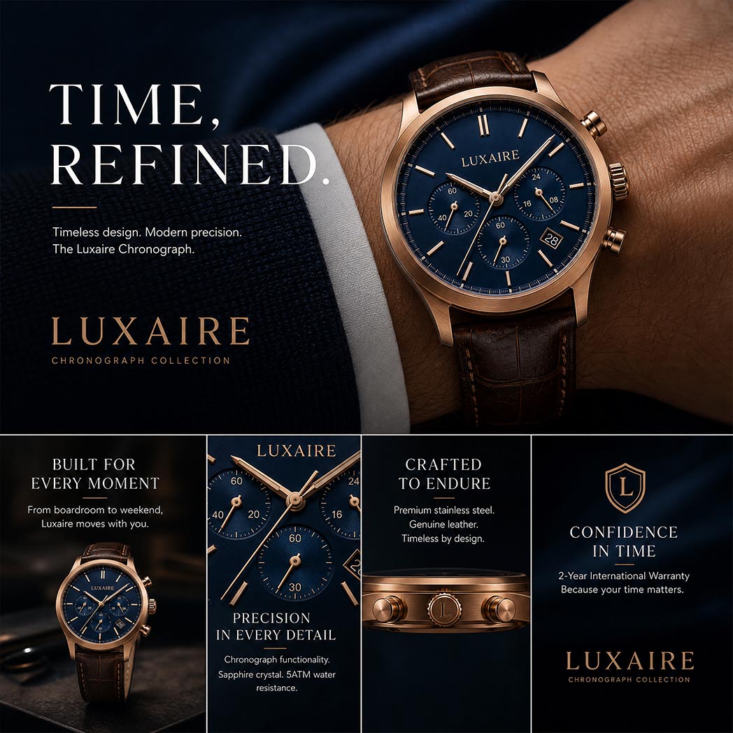 Premium still product campaign